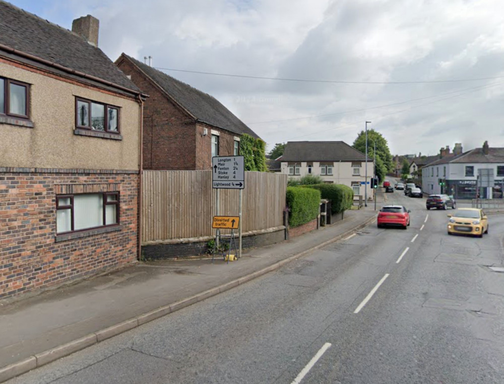 The three metre wooden fence was erected by the owner of a house on Trentham Road, Longton (LDRS).