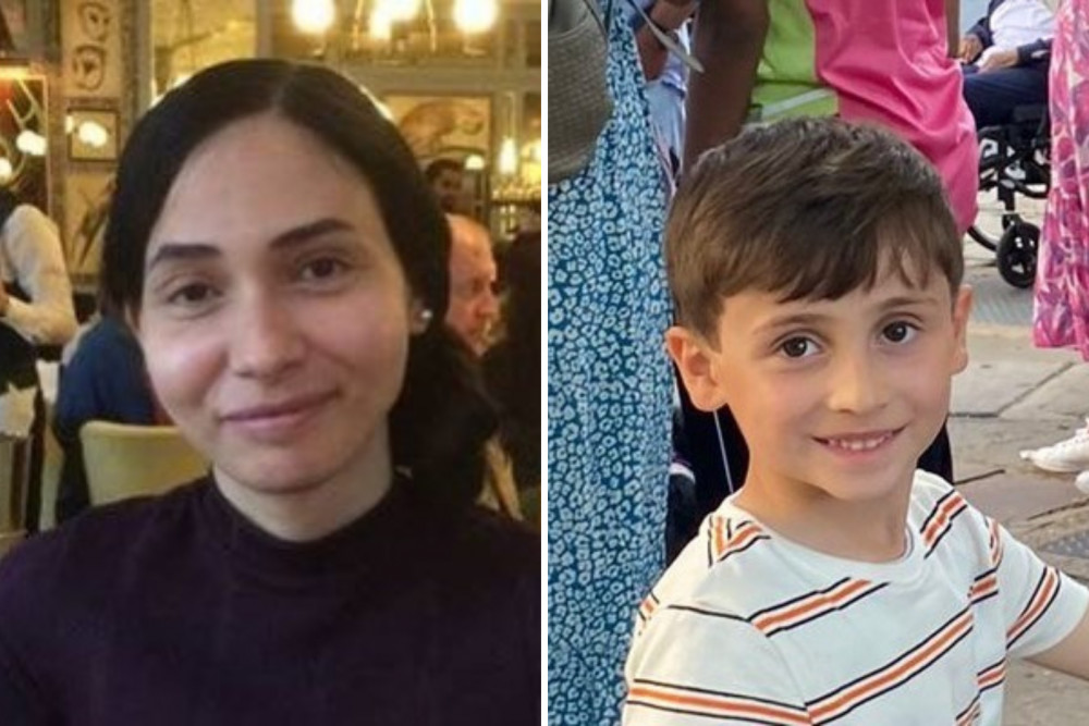 The Met Police are looking for Karima Mahmoud (left) and Adam Glanville who were last seen in Richmond on 3 June 2024 (credit: Met Police).