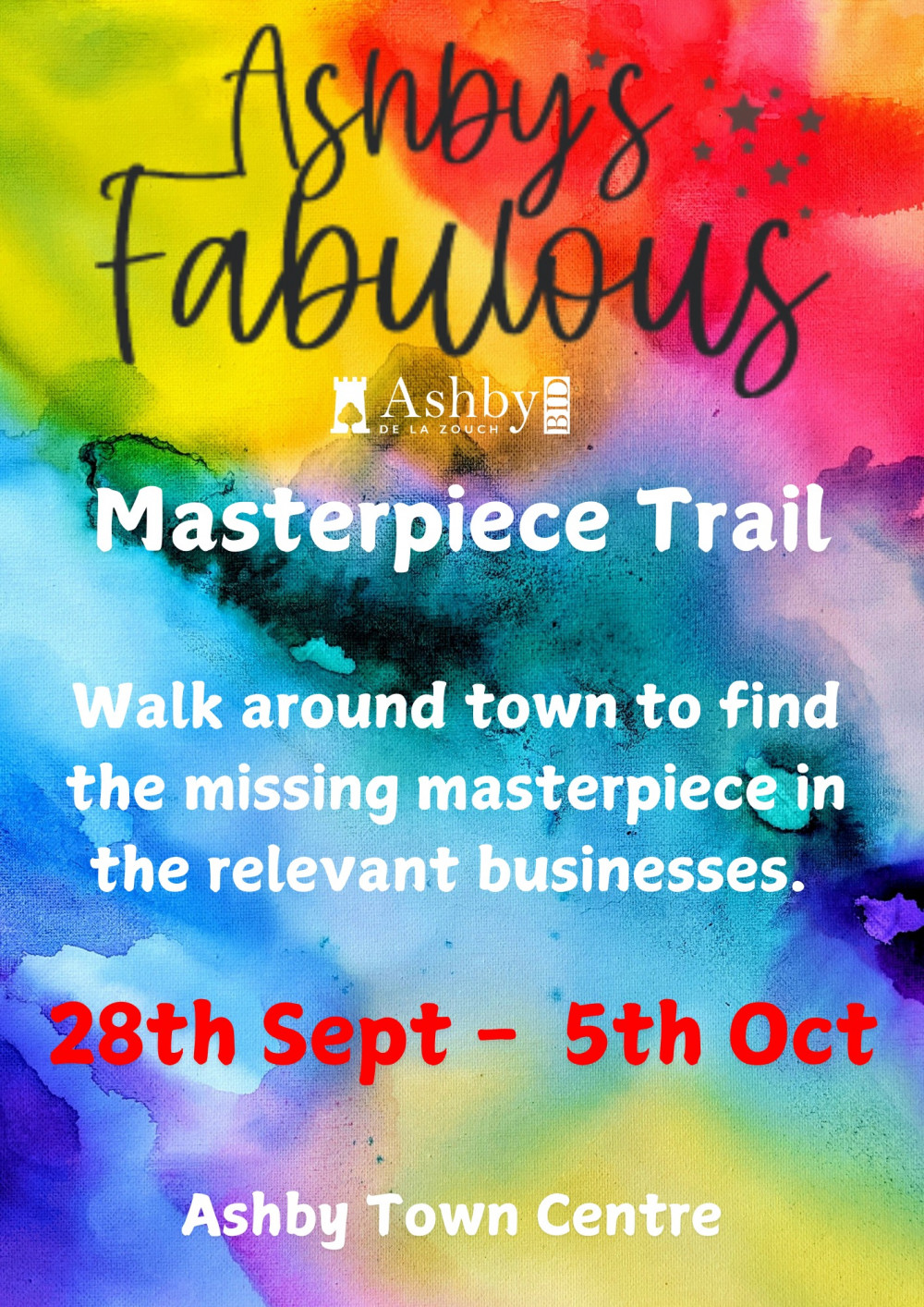 Ashby's Fabulous Masterpiece Trail in Ashby de la Zouch Town Centre