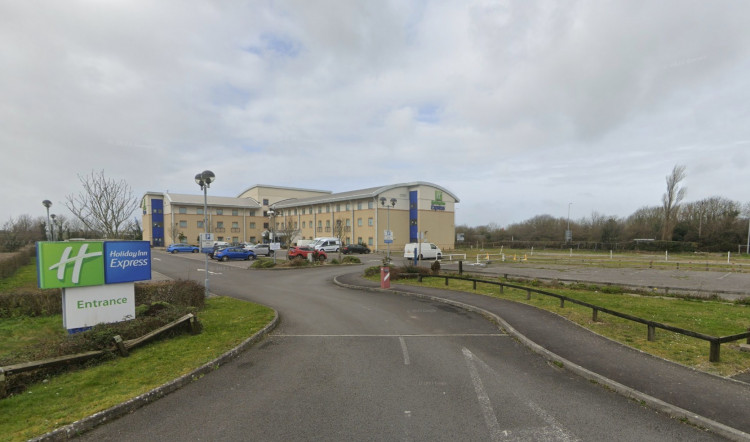 The Rhoose Holiday Inn Express is a temporary home for many displaced residents