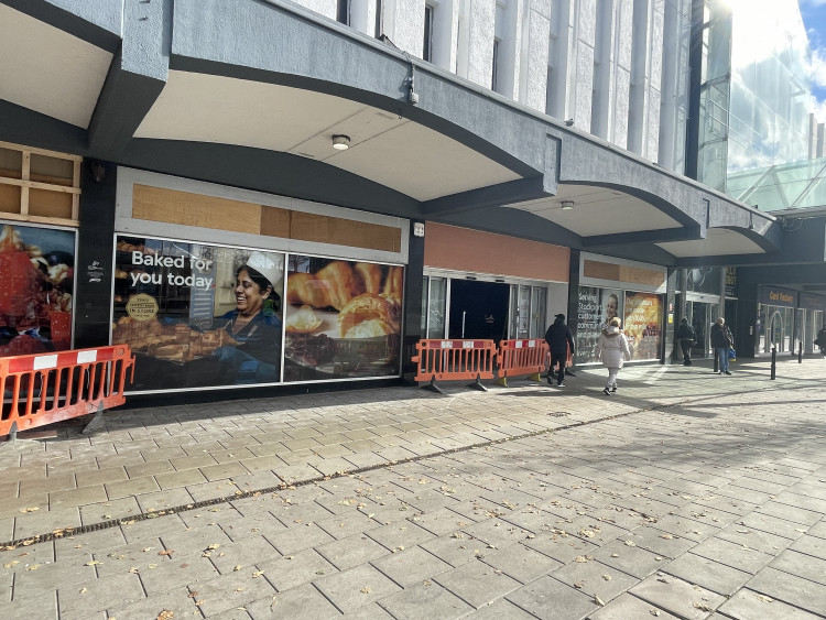 Work is underway on a new Tesco store at the Merseway Shopping Centre, on Mersey Square in Stockport town centre (Image - Alasdair Perry)