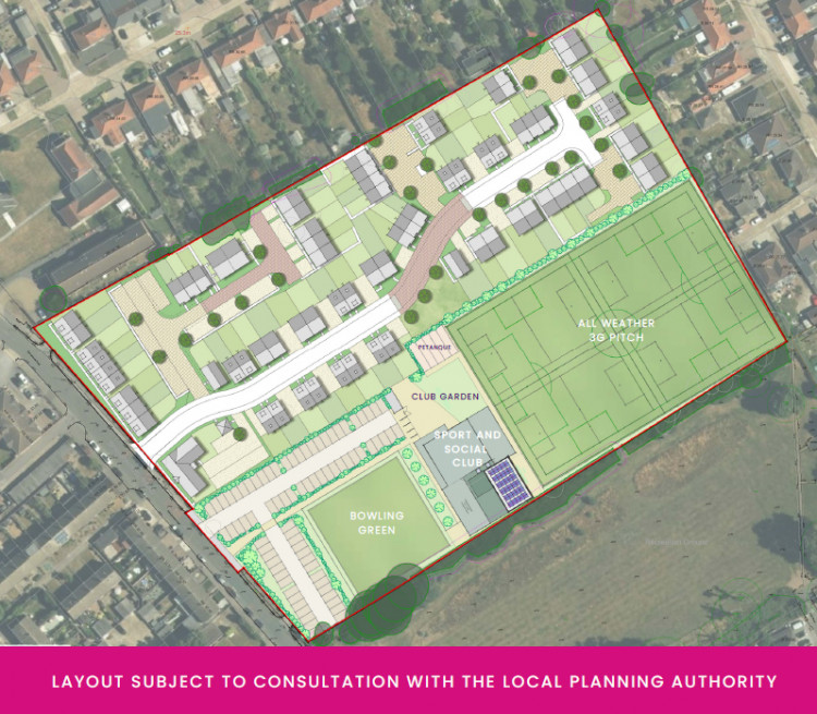 Stonebond's planned layout.