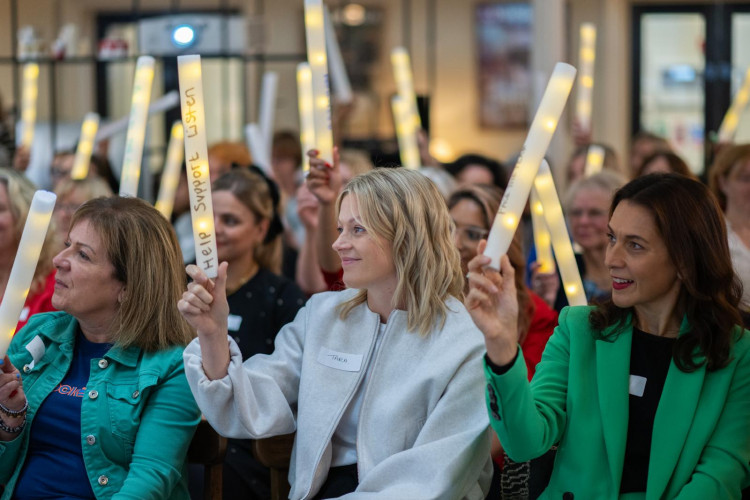 Ninety people joined Leamington Soroptimists’ sold out inaugural Raise Up Conference on Sunday 29 September (image by Rob Walls Photography)