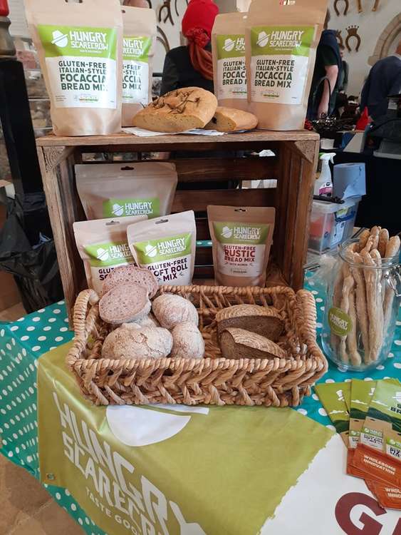 Gluten free bread and dough mixes by Hungry Scarecrow, Rutland Food and Drink Festival