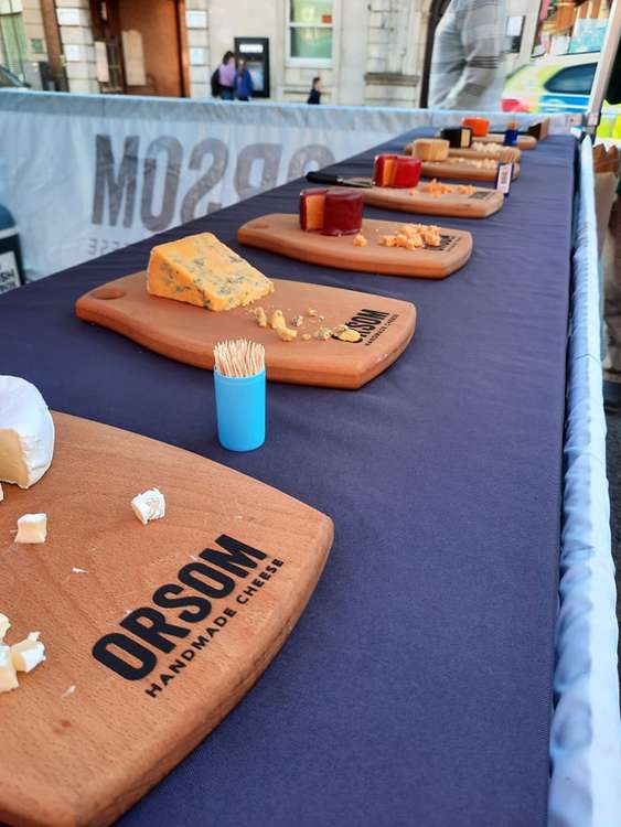 Orson handmade cheeses at Rutland Food and Drink Festival