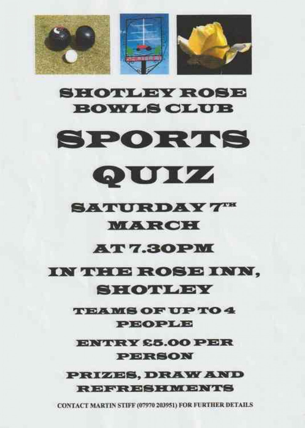 Sports Quiz kicks off the weekend