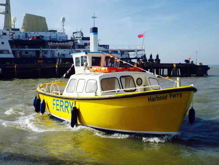 The ferry will not run until the end of April this year