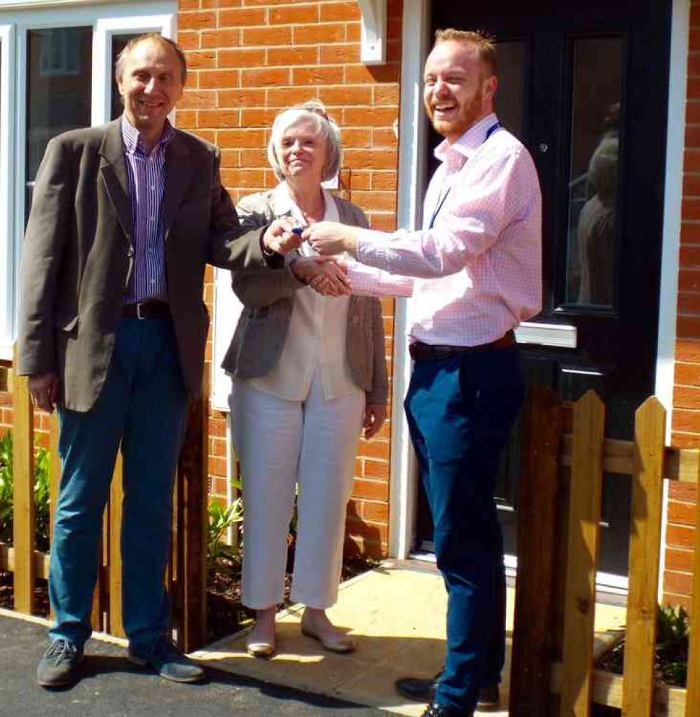 Babergh leader John Ward at new Babergh housing project in Holbrook Babergh leader John Ward at new Babergh housing project in Holbrook
