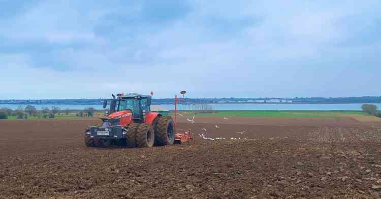 Working the land near the river Stour