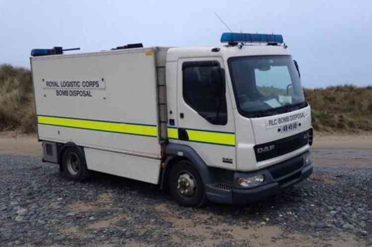 RLC bomb disposal unit were dispatched to Stutton