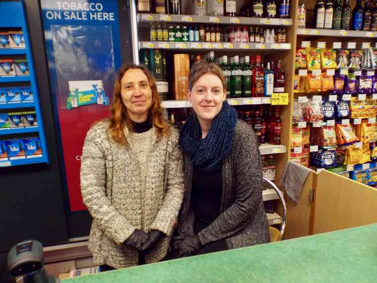 Sonia Foxon and Vicky Sadler Shotley Premier Stores and Post Office
