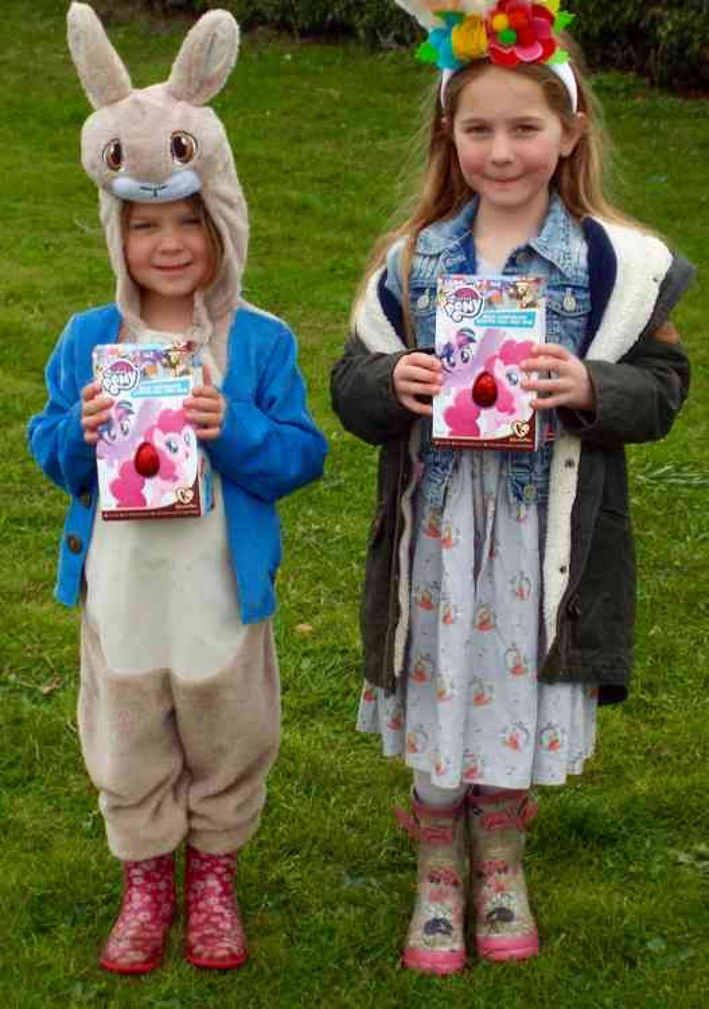 Memories of last years Easter Egg hunt at the Shotley Rose.