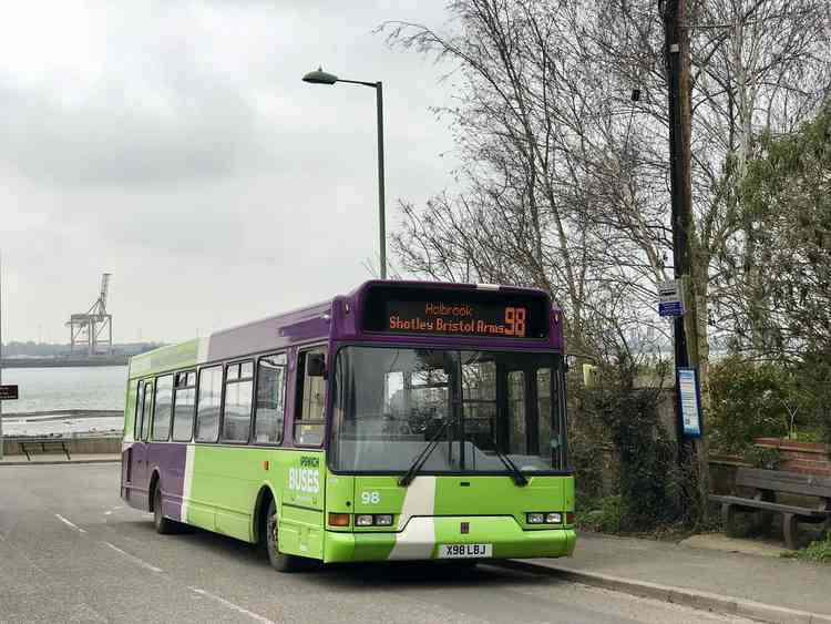 98 bus takes student to Holbrook Academy