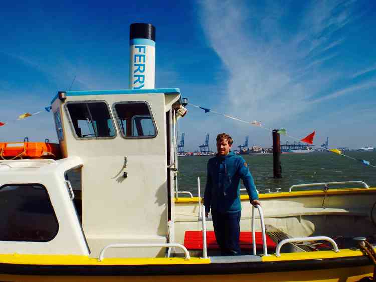 Ferry skipper Christian Zemann