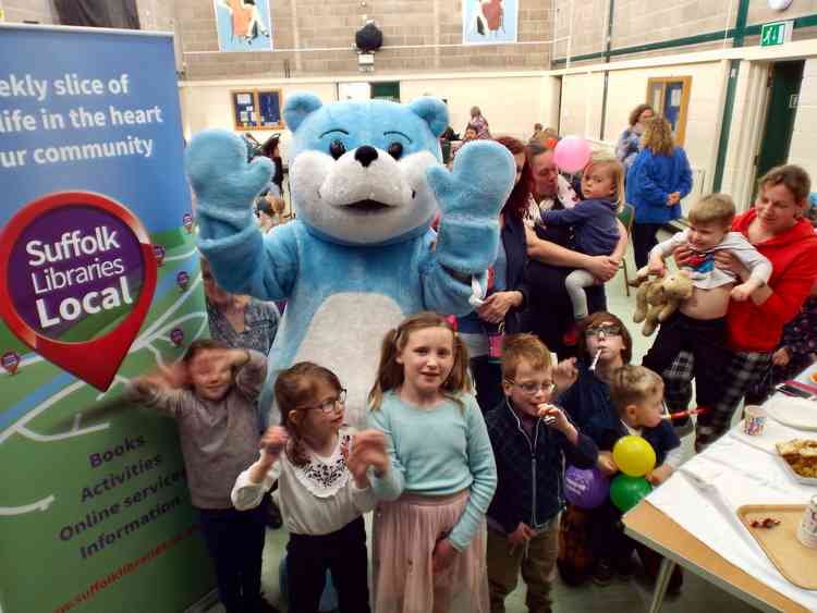 Shotley Library celebrating a birthday