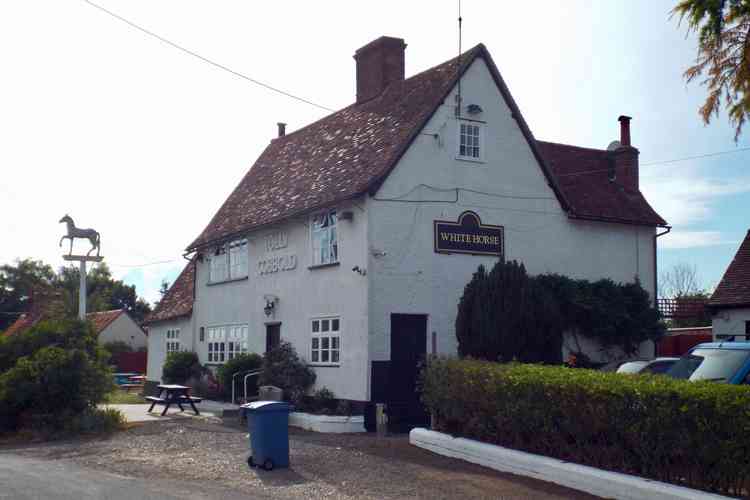 The freshly painted White Horse Tattingstone among those ready to reopen