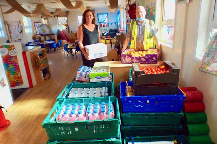 Thousands of food parcels given out across the peninsula