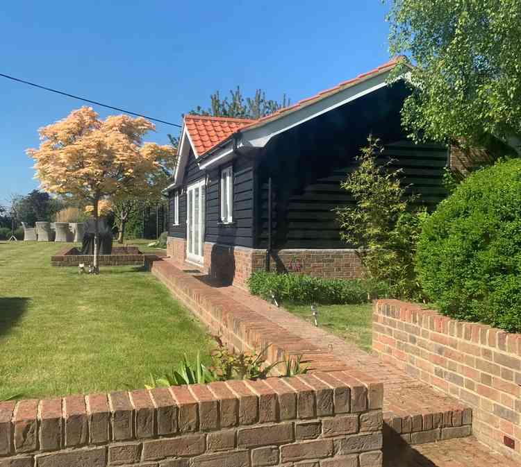 Christina's studio in her Felixstowe home