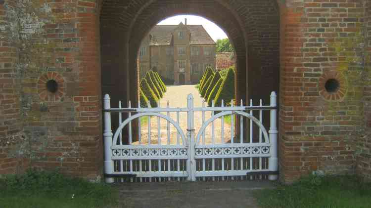 Main entrance to Erwarton Hall