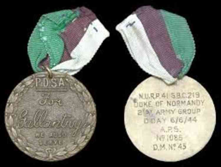 Dickin medal awarded pigeon The Duke of Normandy in 1947