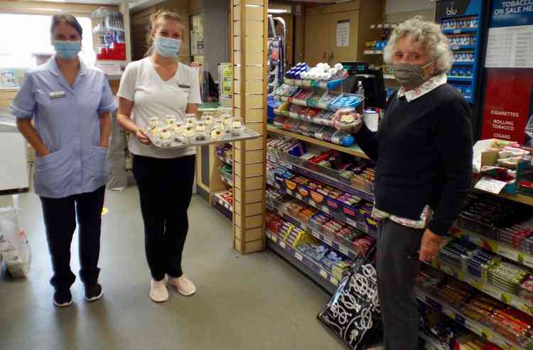 Jo Frost got a surprise at Shotley Stores