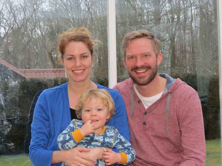 Ferry owners Christian and Lucy in happier times