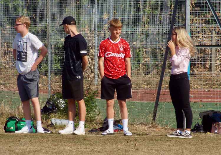 Some of the youngsters waiting to come through