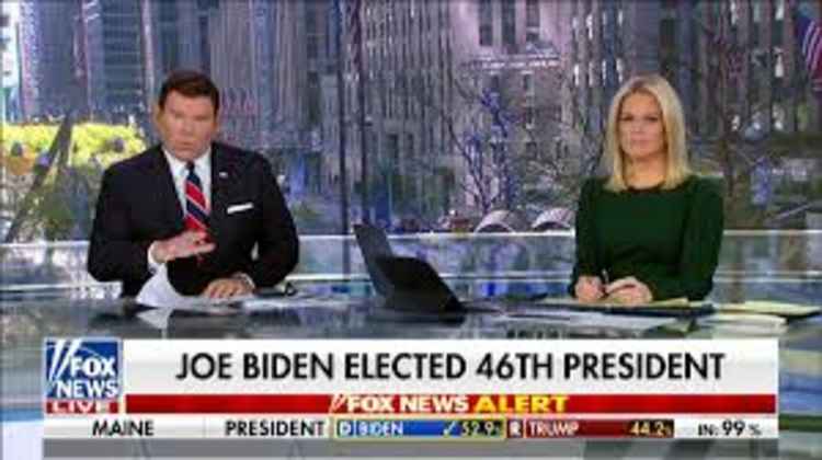 Even Trump supporting Fox News called Biden as being President Elect