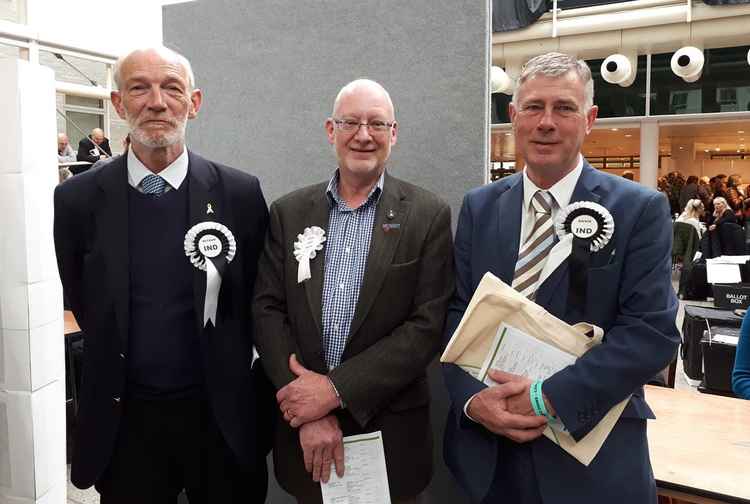 Alastair with fellow Independents at the latest district elections