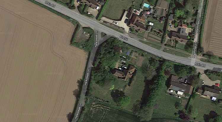 Harkstead Lane, Woolverstone (Picture: Google maps)