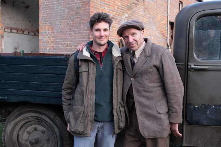 Jay Ducker with Ralph Fiennes