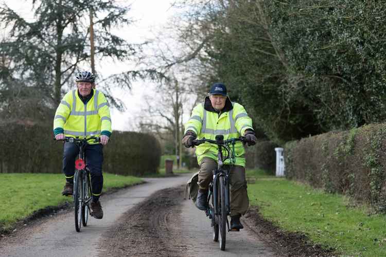 On yer bike with the Normans - Gregory and Kelly