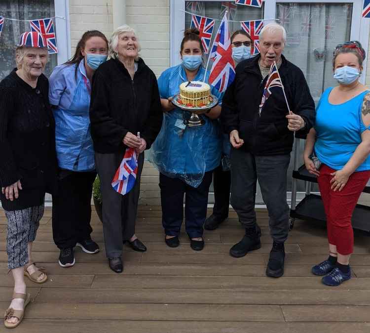 Special Union flag cake