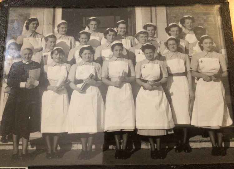 Margaret McGirr, second left, front row