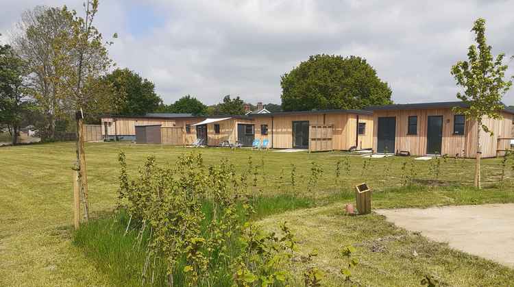 Cabins cleverly up cycled and done out