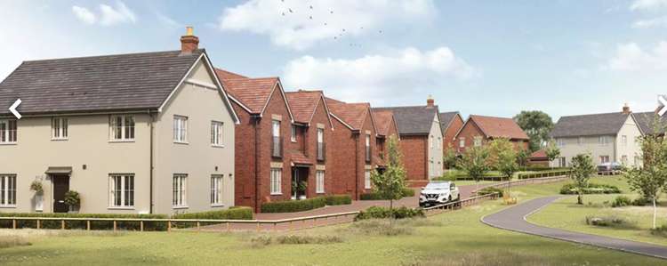 Taylor Wimpey homes part of new development in Brantham