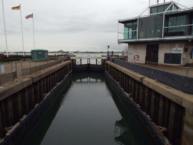 Exhausted dinghy sailor taken to Shotley marina