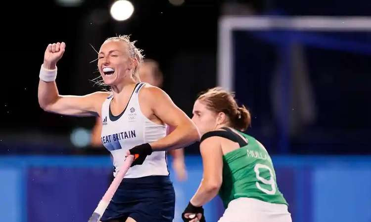 Hannah Martin scored as GB beat Ireland