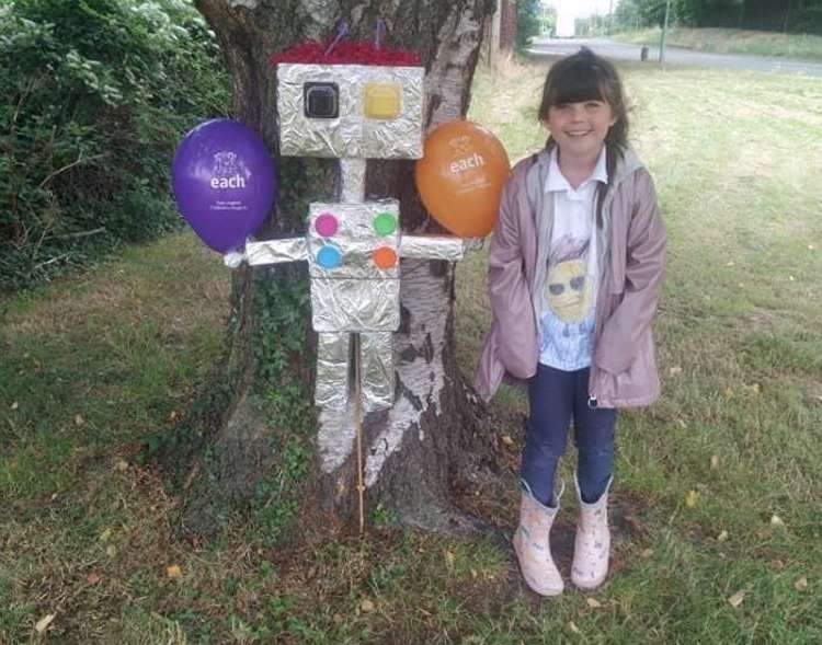 Daisy Mowles has played a key role in organising Robot Trail and yard sale in Shotley Gate for EACH