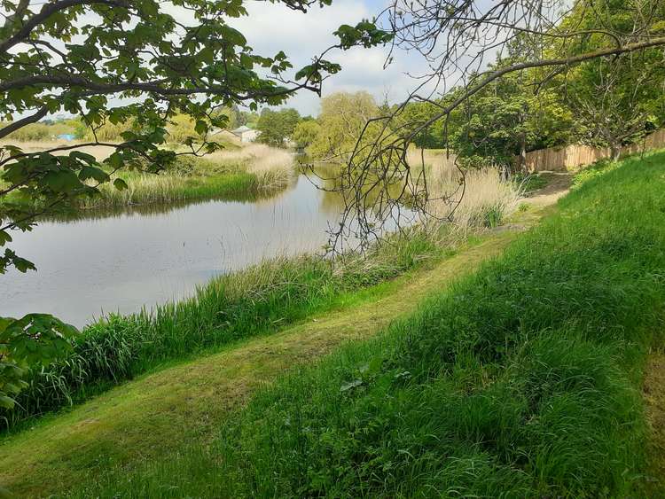 Nearby path is popular with walkers along the Stour Valley route