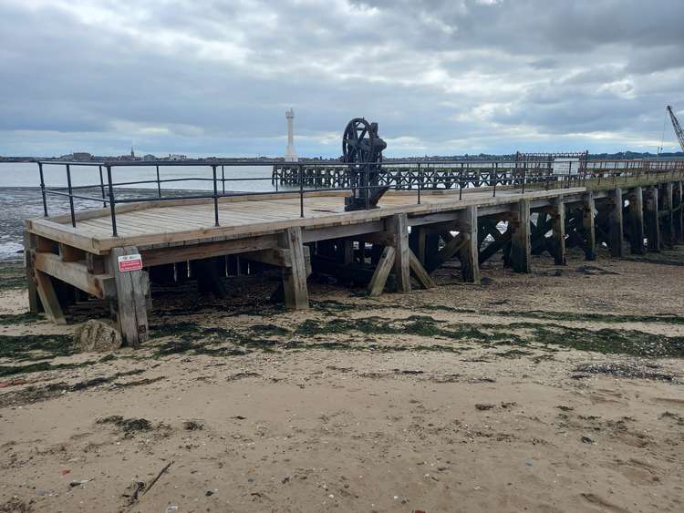 Admiralty pier which was used by HMS Ganges trainees has been partially restored at no cost to public