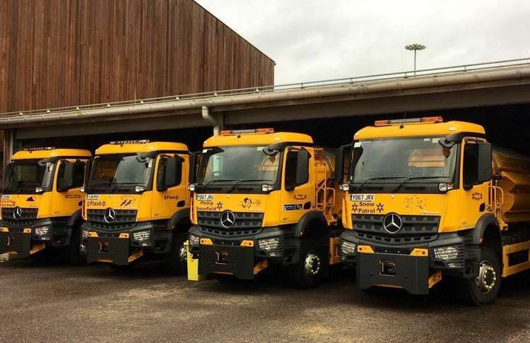 Gritters at the ready