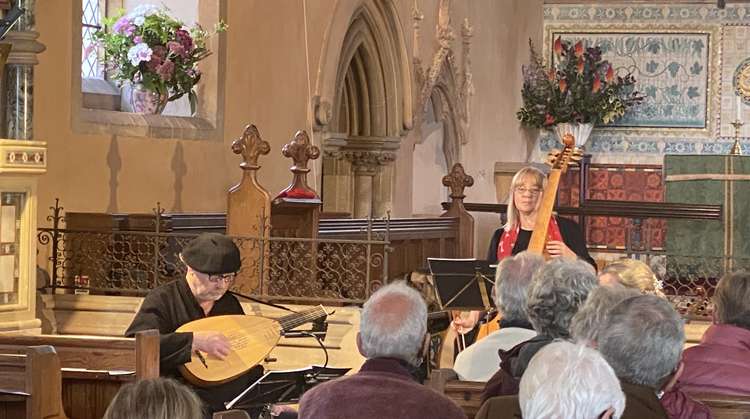 Hexachordia play Greensleeves and Lace live at Harkstead Church