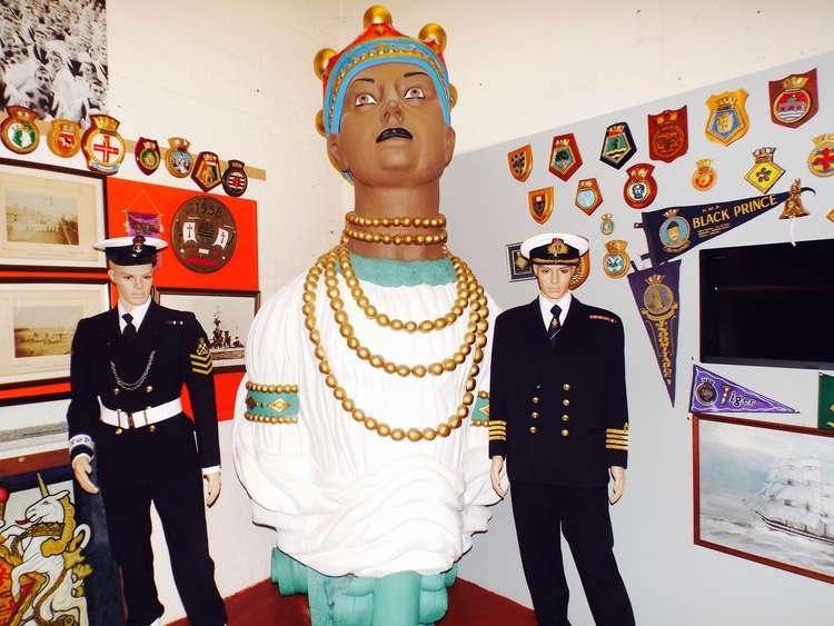 Extra headroom will allow HMS Ganges Museum figurehead to carry on being displayed