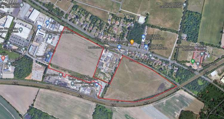 Orwell crossing logistic park pan approved