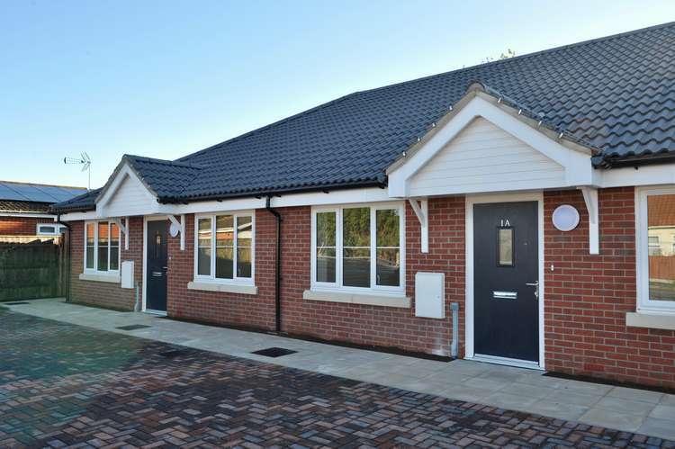 Five of the eight new Queensland bungalows for Shotley residents