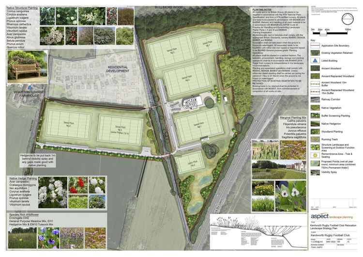 The site will see five senior and two junior pitches (Photo from planning application)