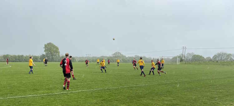 Wardens struggled to hold the ball in the first half