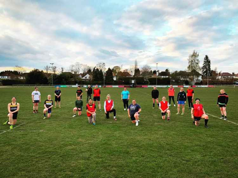 Kenilworth Women's Rugby team return to training in April (Image via KWRFC)