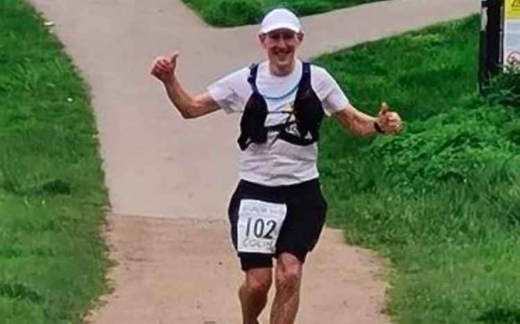 Colin Bailey completed the 145-mile Grand Union Canal ultramarathon last weekend